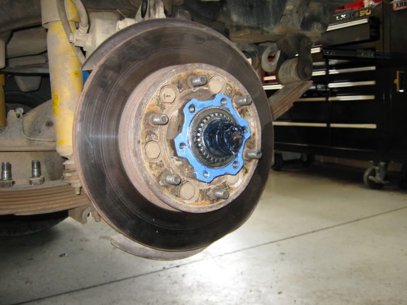 How to tighten nissan patrol wheel bearings